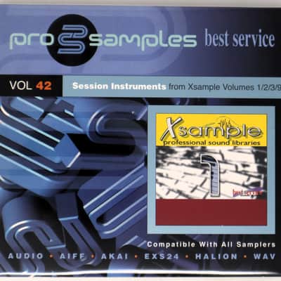 Best Service Pro Samples Vol.42 Session Instruments Sample Library/Sound Library/Sampling Double CD AKAI/AUDIO/ACID/AIFF/WAV/EXS24/HALION image 1