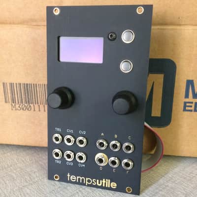 MXMXMX Temps Utile 6 channel clock sequencer/trigger generator for eurorack modular synth image 1