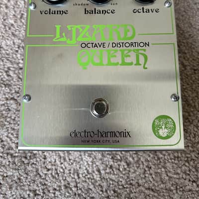Electro-Harmonix / JHS "Big Box" Lizard Queen Octave Fuzz 2023 - Silver / Green image 2