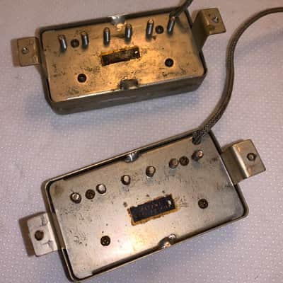 Gibson PAF 1958 / 59 - Unsealed Double white PAF set Nickel imagen 21