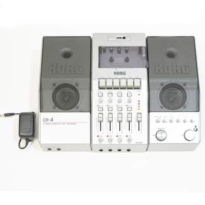Korg CR-4 4 Track Cassette Multitracker Recorder with Power Supply image 1
