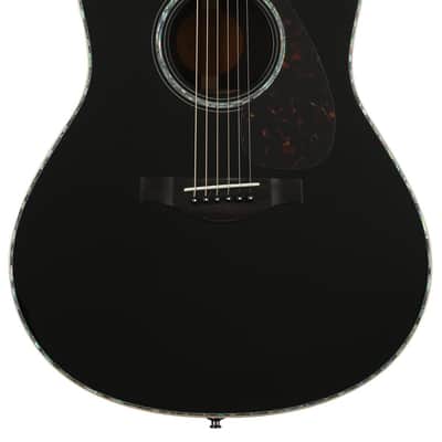 Yamaha LL16D ARE Original Jumbo Acoustic-electric Guitar - Black image 1