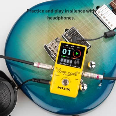 Newest! NuX stompbox MKII Loop Core Stereo Core deluxe Looper pedal (color LCD display) image 2