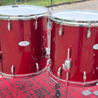 Pearl Music City Custom Maple/Gum Shell Pack 2025 - Red Glitter image 7