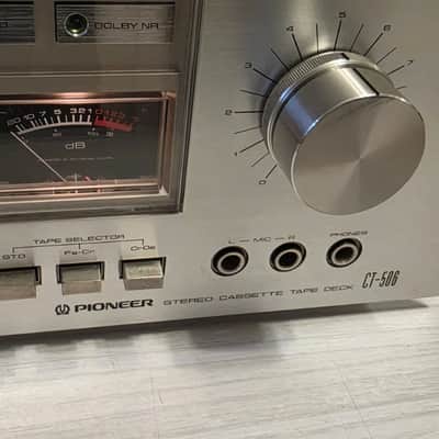 VINTAGE PIONEER CT CASSETTE TAPE DECK/PLAYER/RECORDER/MADE IN JAPAN/1970,s image 8