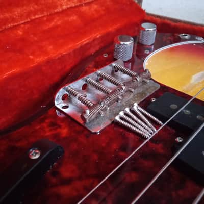VINTAGE 1963 PRE-CBS FENDER BASS BRIDGE - JAZZ, PRECISION w/  SCREWS (read description).   image 8
