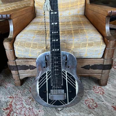 LATE 1930'S NATIONAL SILVO HAWAIIAN STEEL ELECTRIC GUITAR image 4