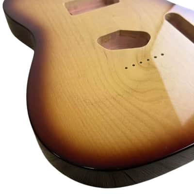 Alder Wood Tobacco Burst Guitar Telecaster Tele Style Body image 4
