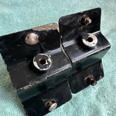 Sonor Pair (two) Vintage Teardrop Phonic Bass Drum Spur Bracket Parts 70s - Metal image 7