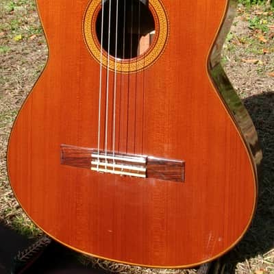 1981 Kazuo Yairi YC-50 AMAZING RAMIREZ STYLE Classical Concert Guitar+K Yairi Hard Case plus more extras image 9