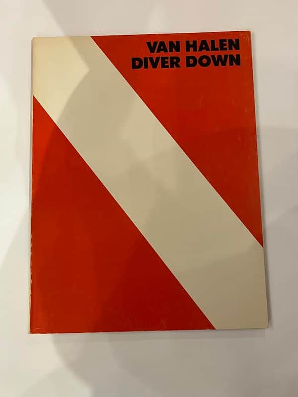 Van Halen "Diver Down" Sheet Music Book image 1