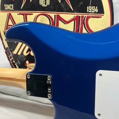 Fender Standard Stratocaster strat HSS Electric Guitar MIM - Made in Mexico- Electron Blue image 13