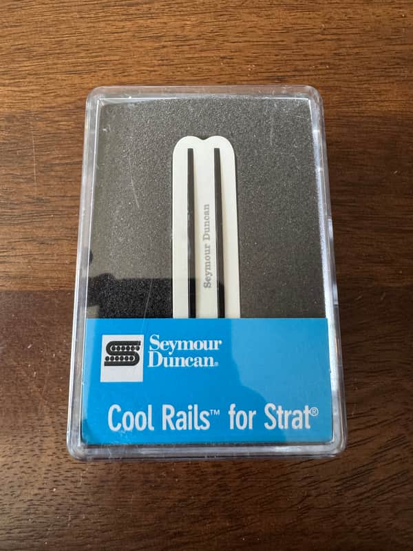 Seymour Duncan SCR-1n Cool Rails Strat Neck Pickup 2010s - White image 1