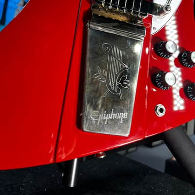 Epiphone 1963 Firebird V Electric Guitar - Ember Red FREE PLEK! 104 image 3