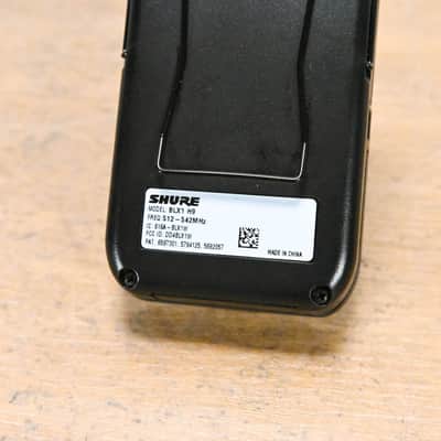Shure BLX14 Bodypack Wireless System - H9 Band: 512-542 MHz (NO PSU) CG0141B image 10