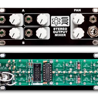 Synthrotek 1U Stereo Output Mixer PCB and Panel Combo image 2