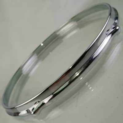 Premier 12" Die-Cast 6-Lug Tom Drum 60-70s Batter/Resonant Rim/Hoop Chrome UK image 1