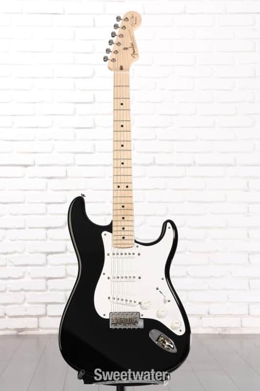 Fender Eric Clapton Stratocaster - Black with Maple Fingerboard (StratECBLKd1) image 1
