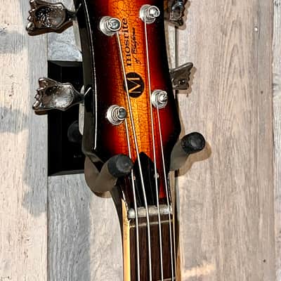 Rare  Mosrite V II Bass Mark Series,  Sunburst W/Matching Headstock, OHSC, Very Cool image 7