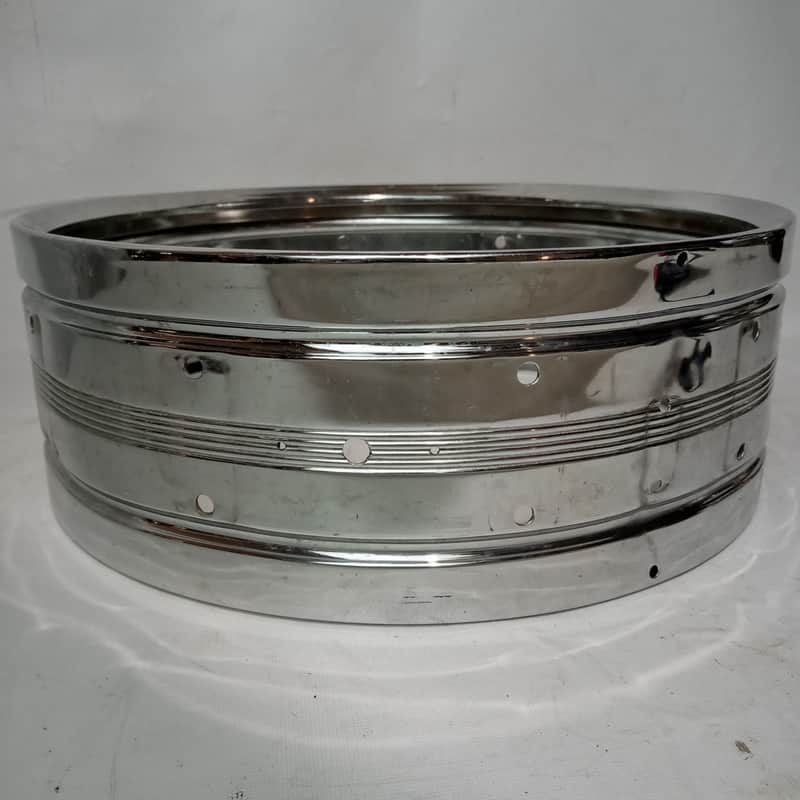 Rogers Dyna-Sonic Snare Drum Shell 5x14" Chrome Over Brass COB 10Lug Vintage 60s image 1