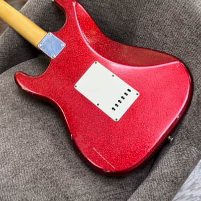 Fender Custom Shop “Not-Rod” ’60s Stratocaster - 2019 - Red Sparkle Relic. Master Built by Mark Kendrick image 11
