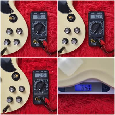 Burny RSG-60 '63 Revival Series - SG Standard - 1988 - White - Original VH-3 Pickups - Made In Japan MIJ image 24