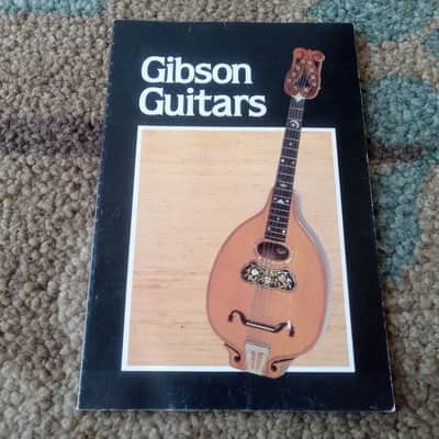 Vintage 1980 Gibson Full-Line, Full Color Catalog! Rare, Original Case Candy! image 1