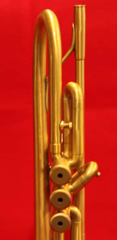 Yamaha YTR-636 Trumpet - Brushed with Gold Epoxy Lacquer Finish