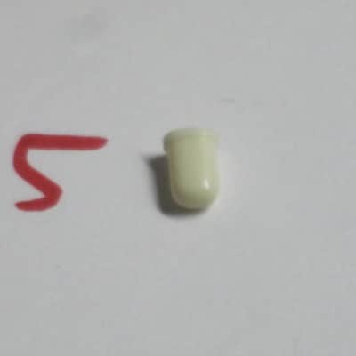 FIVE USED Slider CAPS for GE7 Equalizer or GE7B Bass Equalizer [all caps have visible cracks: 3 caps have hair-line cracks / one cap slightly wider crack(s) / one cap has bigger gap-crack(s)] AS IS & 1 new grommet image 22