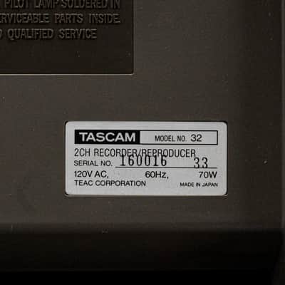 TASCAM 32 2-Track Reel-to-Reel Tape Recorder – Producer Series – Manual image 5