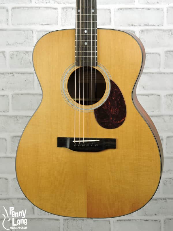 Eastman E1OM Solid Acoustic Orchestra Model Guitar with Gig Bag image 1
