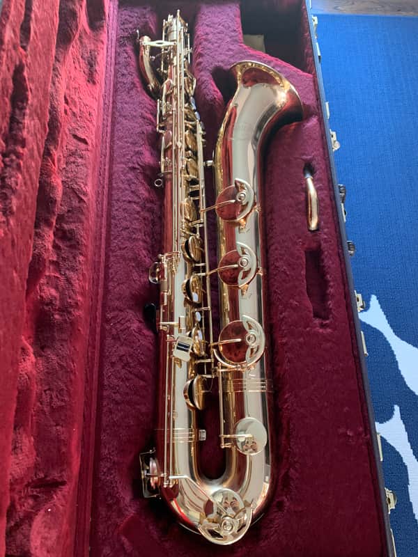 SUPER Jupiter JBS-593 Professional Baritone Bari Saxophone Sax With Original Case Must See! image 1