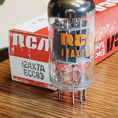 12AX7A/ECC83 "RCA" Mullard MaxiPreamp2/TV-7 Tested (1) tube lot image 1