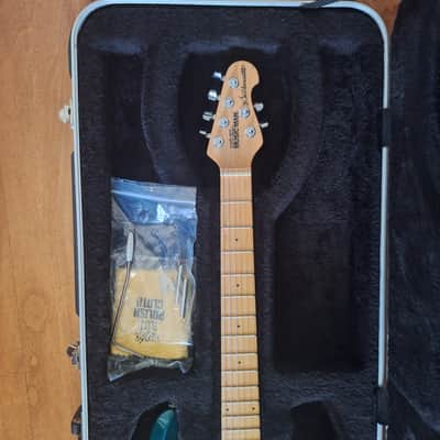 Ernie Ball Music Man Silhouette HSH Tremolo 2008 * Teal image 7