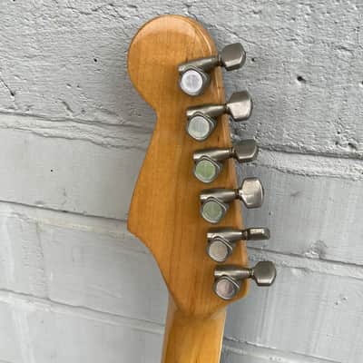 ULTRA RARE 1978 Greco ORDER MADE (Fretboard BINDING, 12" Radius Fretboard = GIBSON FEEL, Chunky D-Shape Neck) SE-600 Super Sounds (Burgundy Mist / Candy Apple Red Metallic + Matching Headstock) ... Maxon Excel PU-100 CLONE pickups + ORIGINAL HARD CASE image 15