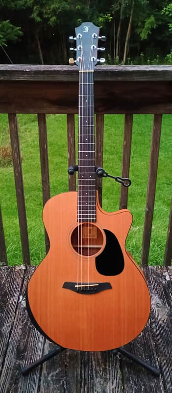 2023 Furch Blue Deluxe GC-CM All Solid Grand Auditorium Cedar on Mahogany acoustic guitar w/ Furch gig bag/soft case image 1