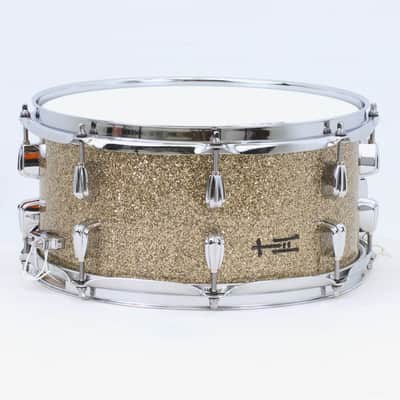 TreeHouse Custom Drums 6½x13 8-ply Maple Snare Drum - Ginger Glass Glitter image 1
