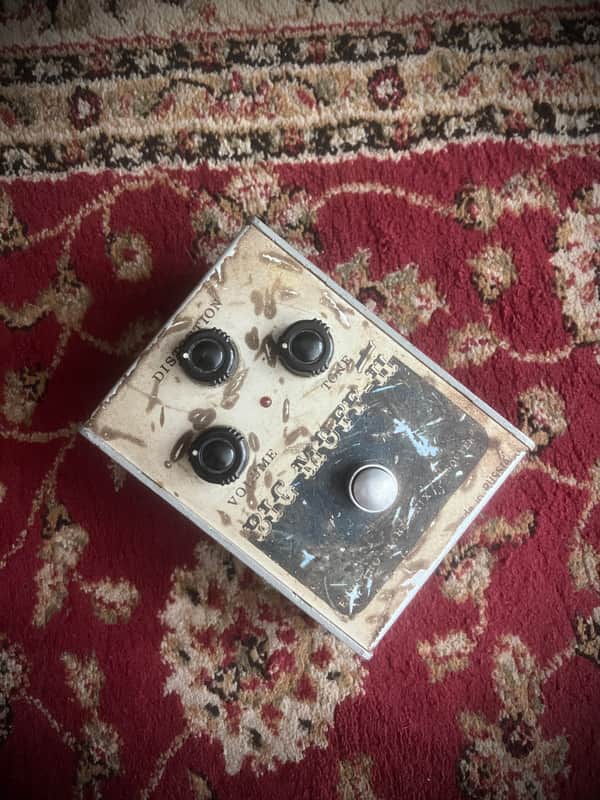 Rare Electro Harmonix Soviet Civil War Big Muff Fuzz with Wooden