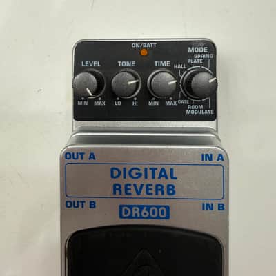 Behringer DR600 Digital Reverb Stereo Guitar Effect Pedal image 2