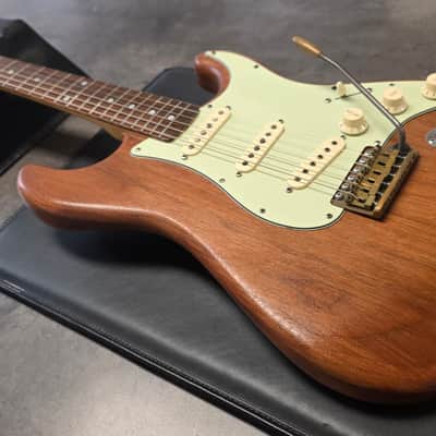 ESP SE Stratocaster Custom 80s Natural Mahogany Body USA Kent Armstrong Vintage American DiMarzio Pickup Brass Kahler Bridge Gotoh Switch MIJ Japan UK Fender Super Strat Parts Guitar Partscaster image 12