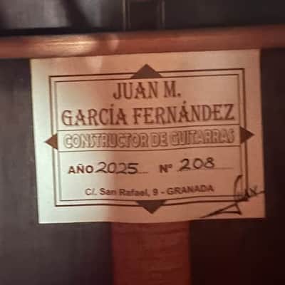 Juan Garcia Fernandez Traditional Spruce+Madagascar 2025 - French Polished image 3
