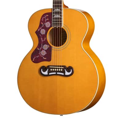 Epiphone J-200 Studio Left-Handed Acoustic-Electric Guitar - Natural image 1