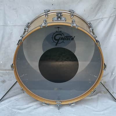 Gretsch USA Custom 26" x 14" Bass Drum 1980's  Square Badge - Maple - Natural - EXCELLENT image 4