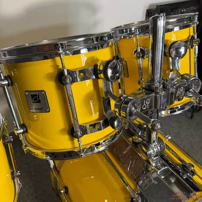 RARE! Sonor Designer Maple Light 20,10,12,14,15 Drum Kit - Yellow image 4
