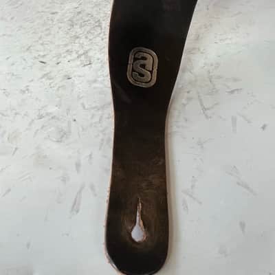 "AS" Leather Guitar Strap used image 7