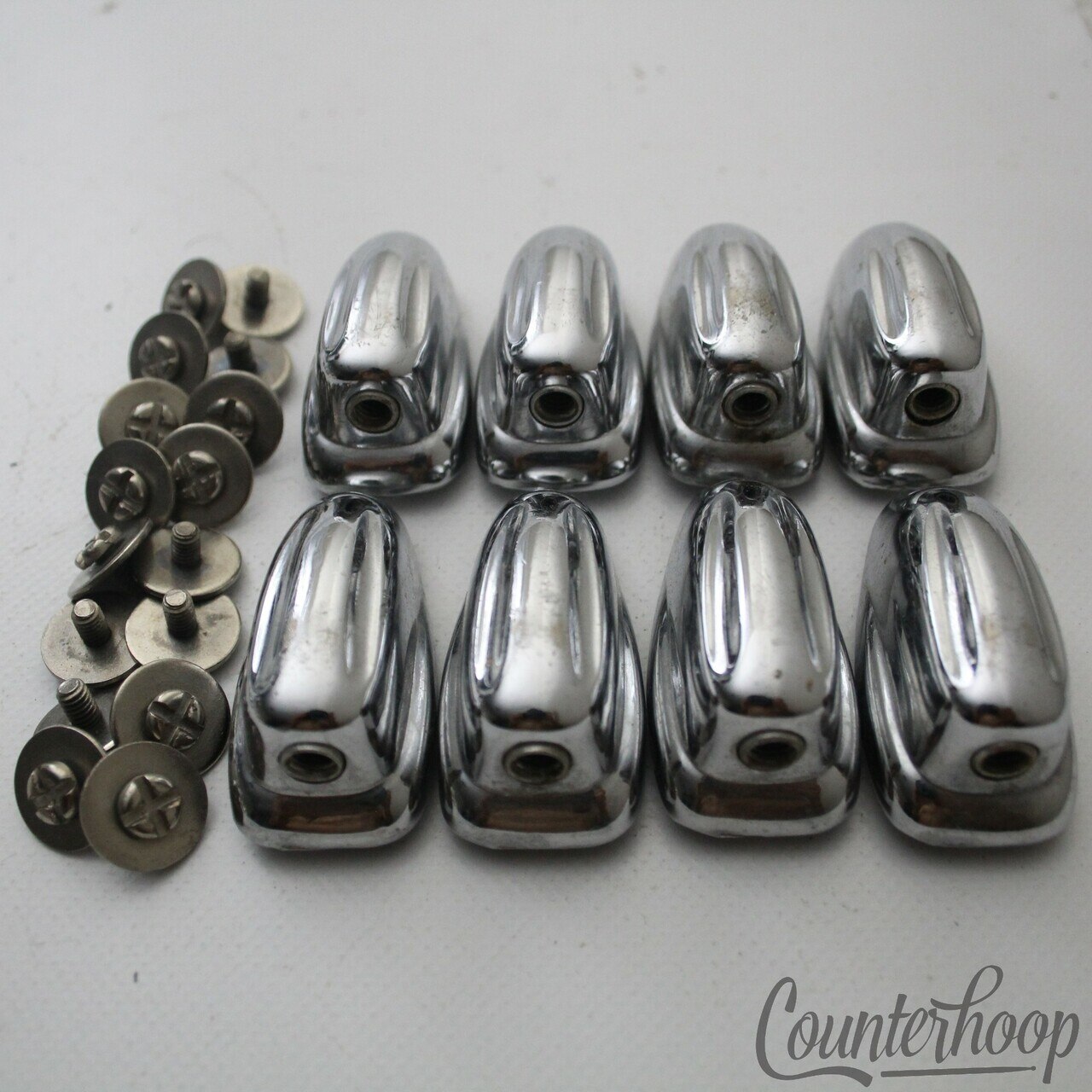 Slingerland 8x Small Sound/Radio King Lugs Tom Drum Chrome Nickel Screws 50s US — main photograph