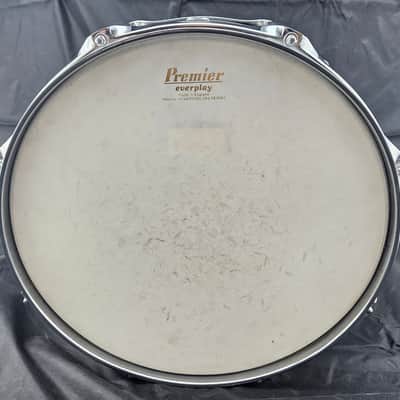 Premier Steel Snare Drum 14x5 8-Lug 1980s-1990s - Chrome image 6
