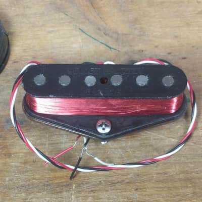 Red Rhodes Velvet Hammer Telecaster Bridge Pickup-RARE Hand-Wound Vintage 1970's w/ Original Box image 7