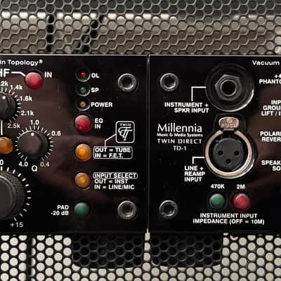 Millennia Media TD-1 Stereo Pair - Twin Topology Tube/FET Mic Pre / Channel Strip image 1