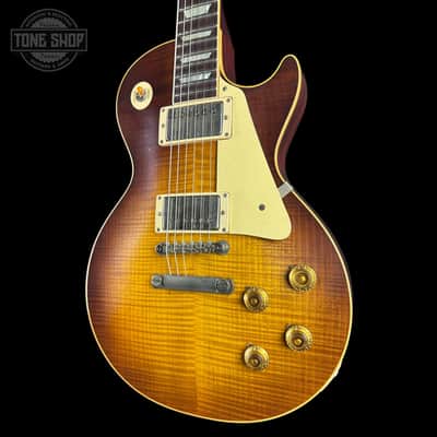 Gibson Custom Dealer Select 1959 Les Paul Standard Chambered Tejas Burst AAA Top Ultra Light Aged w/case 961008 image 3